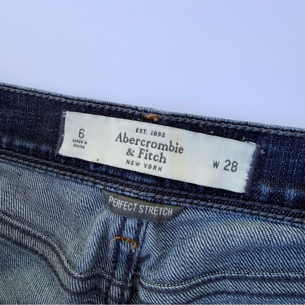 Woman’s Abercrombie & Fitch Denim Jeans Size 6 Perfect Stretch - Picture 5 of 9